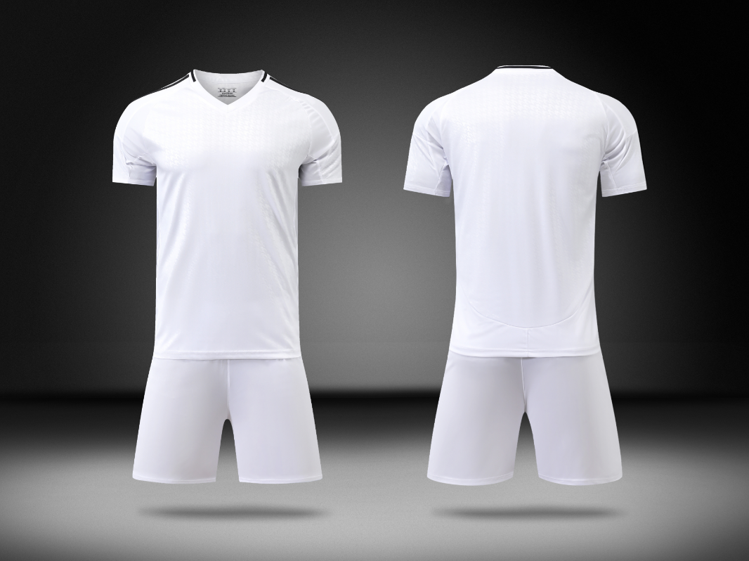 Custom All White Football Uniform - Sizes S to 3XL