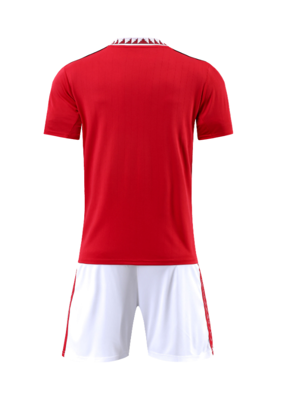 Custom Red and White Football Uniform - Sizes S to 3XL