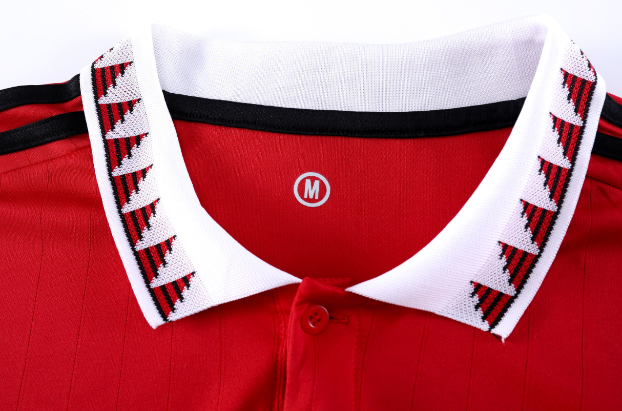 Custom Red and White Football Uniform - Sizes S to 3XL