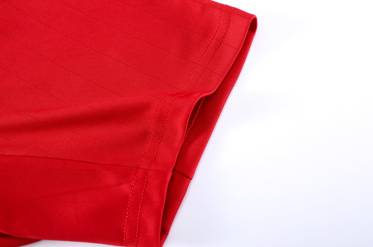 Custom Red and White Football Uniform - Sizes S to 3XL