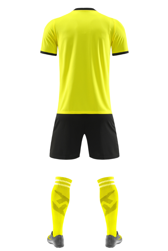 Custom Yellow and Black Football Uniform - Sizes S to 3XL