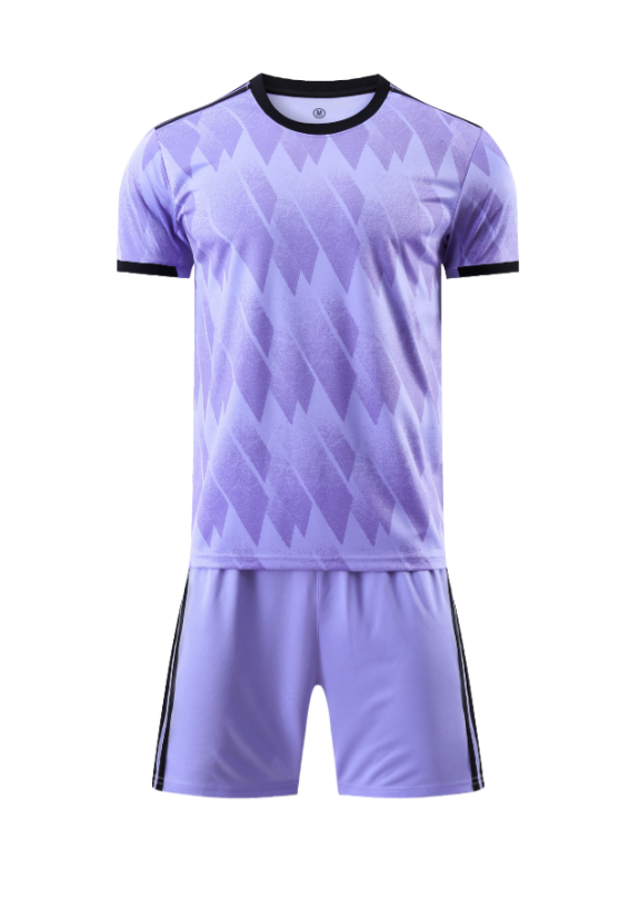 Custom Lavender and Black Football Uniform - Sizes S to 3XL