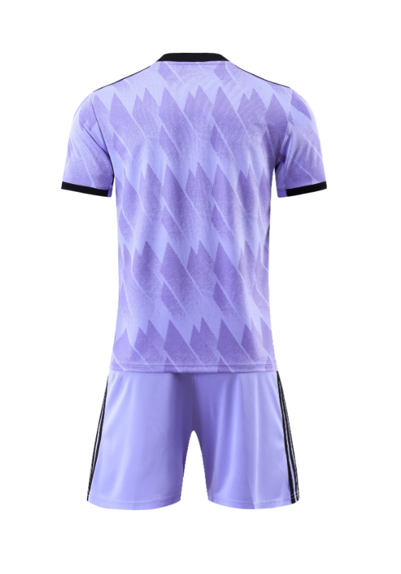 Custom Lavender and Black Football Uniform - Sizes S to 3XL