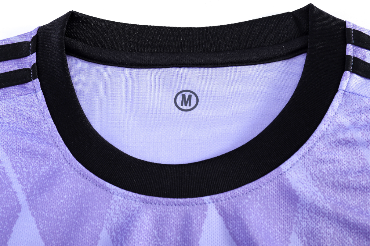 Custom Lavender and Black Football Uniform - Sizes S to 3XL