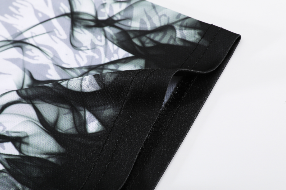 Custon White and Black Dragon Football Uniform - Sizes S to 3XL