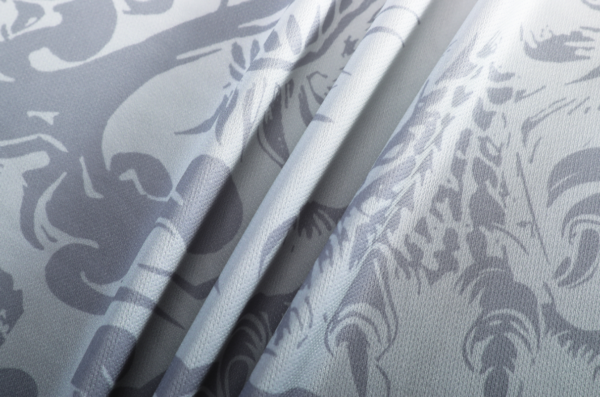 Custon White and Black Dragon Football Uniform - Sizes S to 3XL