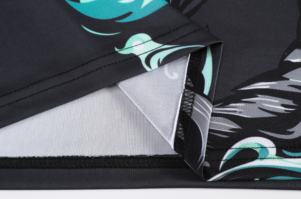 Custon White and Black Dragon Football Uniform - Sizes S to 3XL