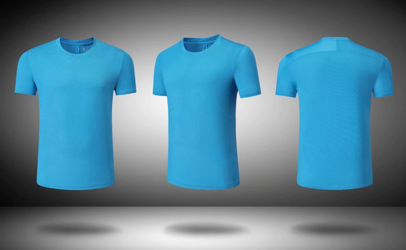 Custom Blue Dri-Fit Short Sleeve Shirt - Sizes S to 3XL