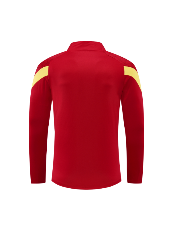 Custom Red/Yellow & Black Quarter Zip Set - Sizes S to 3XL