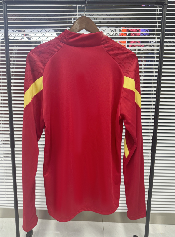 Custom Red/Yellow & Black Quarter Zip Set - Sizes S to 3XL