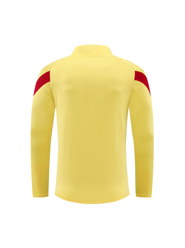 Custom Yellow/Red & Black Quarter Zip Set - Sizes S to 3XL