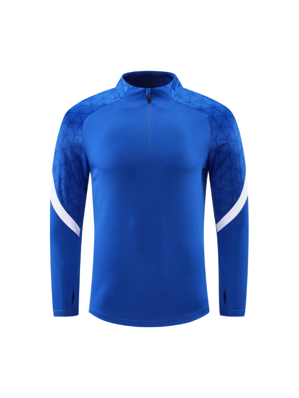 Custom Blue/White & Black Quarter Zip Set - Sizes S to 3XL