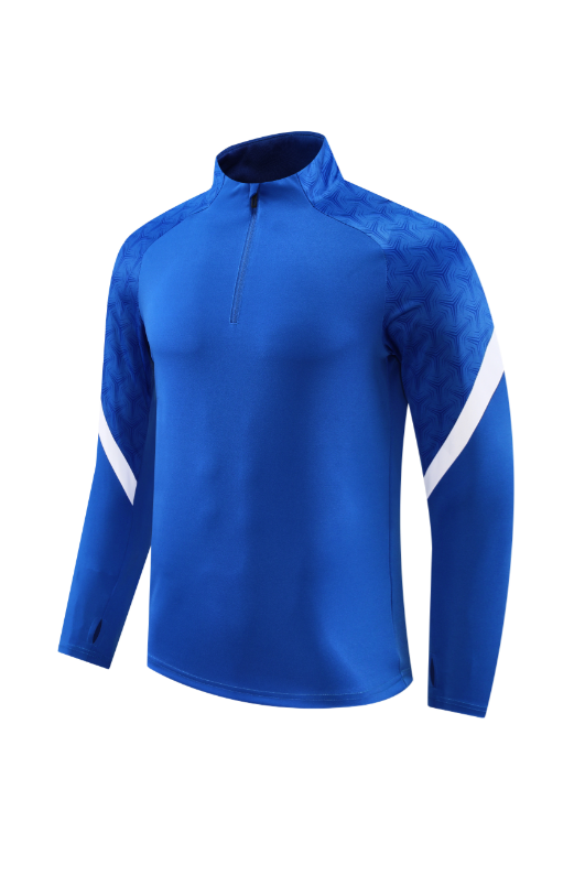 Custom Blue/White & Black Quarter Zip Set - Sizes S to 3XL