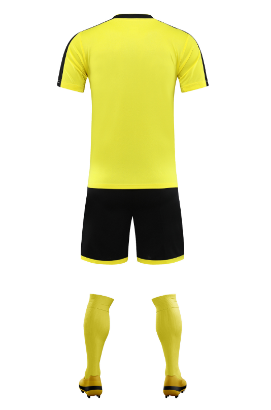 Custom Yellow and Black Football Uniform - Sizes S to 3XL
