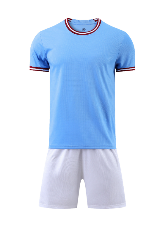 Custom Blue and White Football Uniform - Sizes S to 3XL