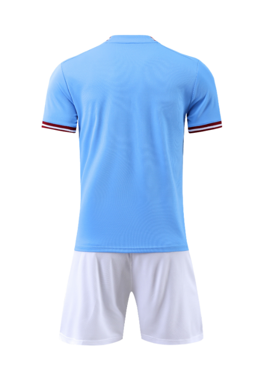 Custom Blue and White Football Uniform - Sizes S to 3XL