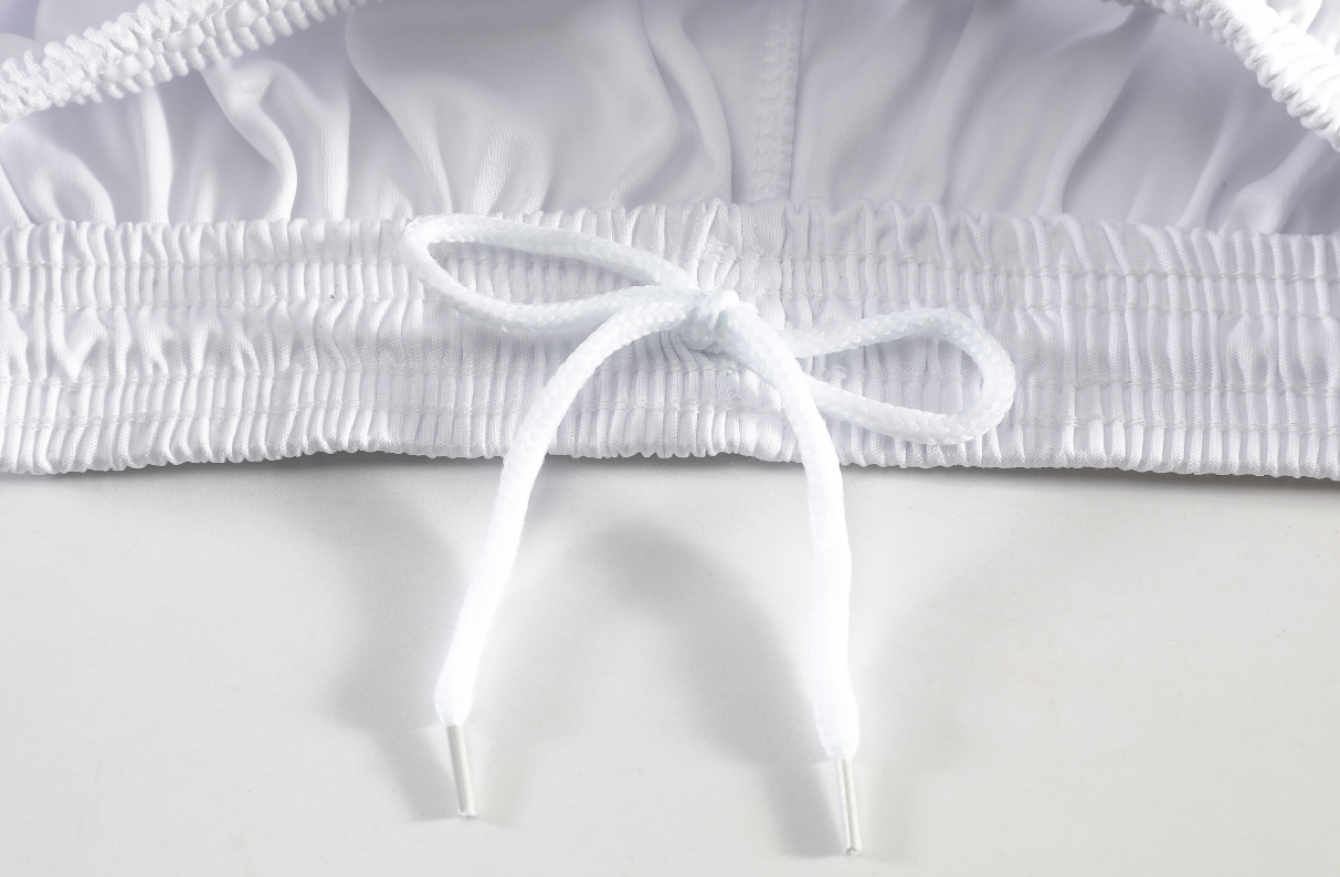 Custom All White Football Uniform - Sizes S to 3XL